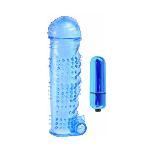 Pipedream Classix Textured Sleeve & Bullet Set Blue