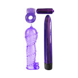 Pipedream Classix 4-Piece Ultimate Pleasure Couple's Kit Purple