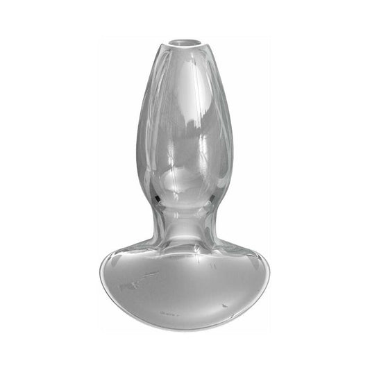 Pipedream Anal Fantasy Elite Collection Beginner's Anal Gaper Glass Tunnel Plug Clear