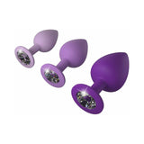 Pipedream Fantasy For Her 3-Piece Silicone Her Little Gems Trainer Plug Set Purple