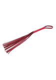 Sex & Mischief Ex's & Oh's Crystal Flogger - Red/Black