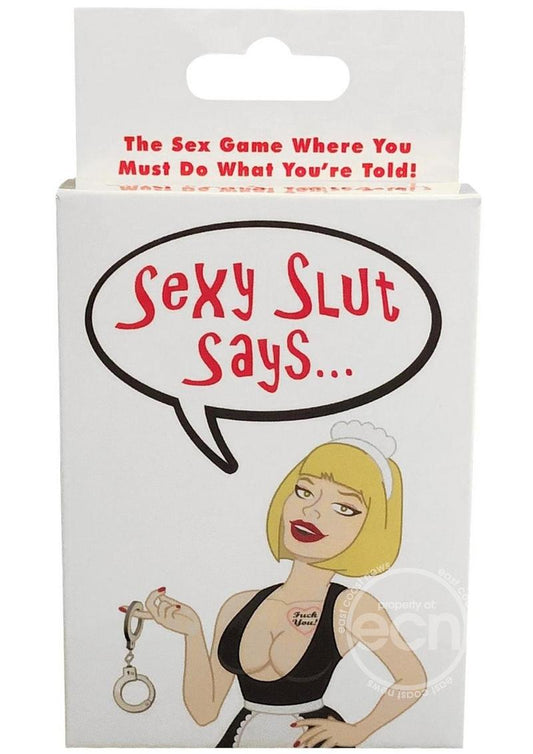 Sexy Slut Says Card Game