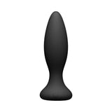 A-Play Vibe Beginner Rechargeable Silicone Anal Plug with Remote Black