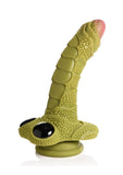 Creature Cocks Swamp Monster Green Scaly Silicone Dildo