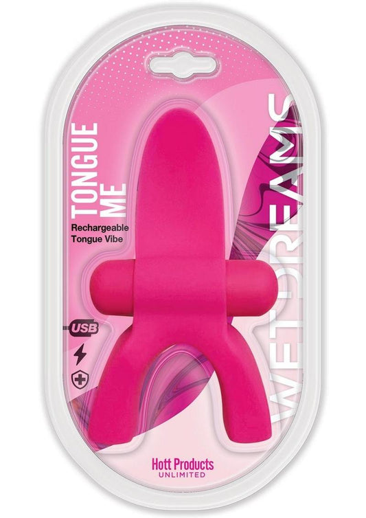 Tongue Me Extreme Rechargeable Mouth Guard Tongue Vibrator Pink