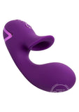 California Dreaming Huntington Beach Heartbreaker Rechargeable Silicone Stimulator - Purple