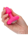 Cheeky Gems Rechargeable Silicone Vibrating Probe - Small - Pink