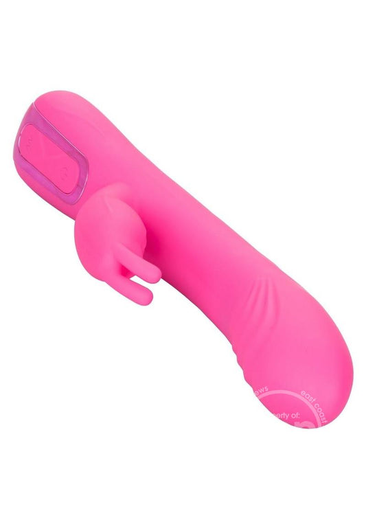 Jack Rabbit Elite Rocking Rabbit Silicone Rechargeable Rabbit Vibrator - Pink