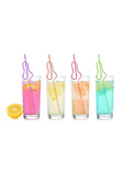 Glitterati Silly Penis Straws (8 Pack) - Rainbow