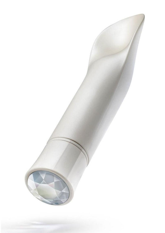 Blush Oh My Gem Bold Rechargeable Warming Silicone Scooped Tongue Vibrator Diamond