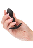 Boundless 2X Teardrop Silicone Anal Plug - Black