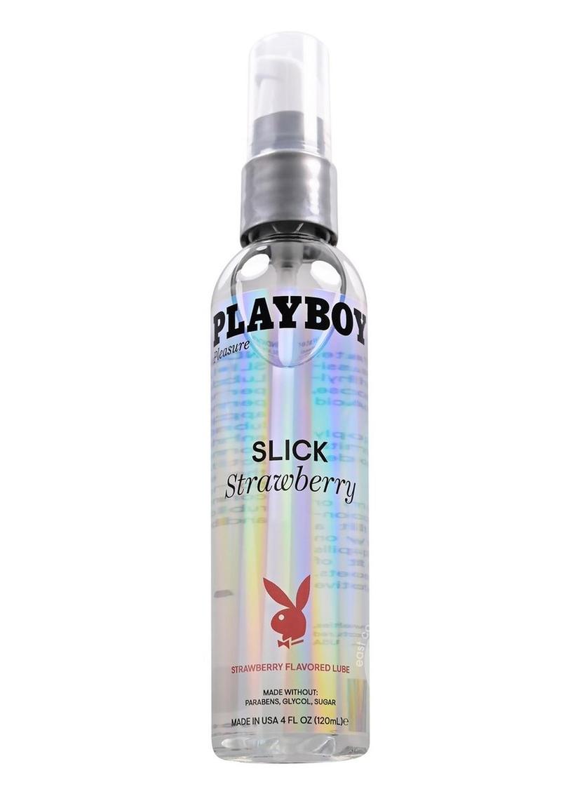 Playboy Slick Strawberry Water Based Lubricant 4oz