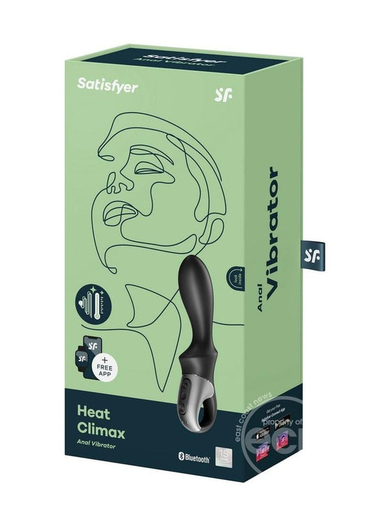 Satisfyer Heat Climax Warming Anal Stimulator - Black