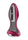 Satisfyer Rotator Plug 2+ Silicone Vibrating Double Anal Stimulator - Fuschia