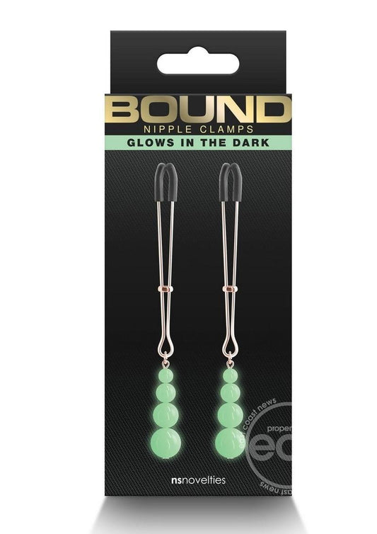 Bound Nipple Clamps G2 Iron Glow in the Dark