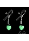 Bound Nipple Clamps G3 Iron Glow in the Dark