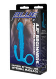 Blue Line Beginners Prostate Massager 4.5in - Blue