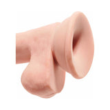 Pipedream King Cock Plus 6.5 in. Triple Density Cock With Balls Realistic Suction Cup Dildo Beige