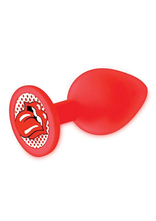 The 9's - Booty Talk Silicone Butt Plug Tongue - Red