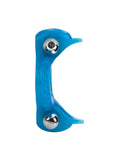 Double Dolphin Vibrating Cock Ring with Clitoral Stimulation - Blue