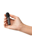 Le Wand Bullet Rechargeable Vibrator with Textured Silicone Sleeve and Ring - Black