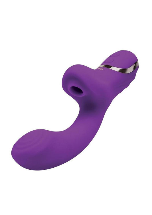 Bodywand G-Play Rechargeable Silicone G-Spot & Clitoral Vibrator - Purple