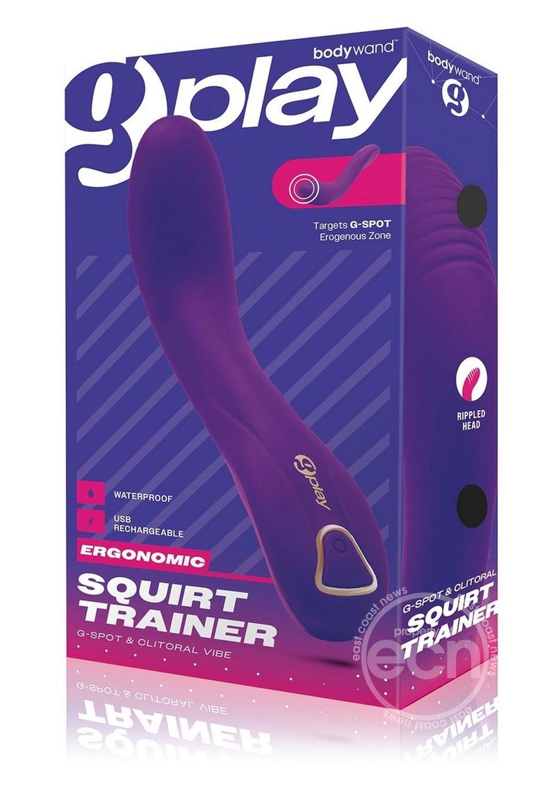 Bodywand G-Play Squirt Trainer Rechargeable Silicone G-Spot Vibrator - Purple