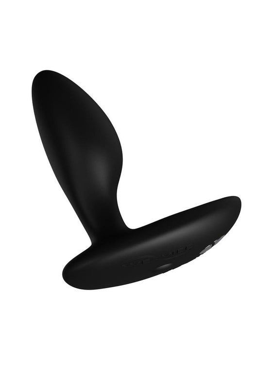 We-Vibe Ditto+ App Compatible Vibrating Rechargeable Silicone Butt Plug with Remote Control - Satin Black