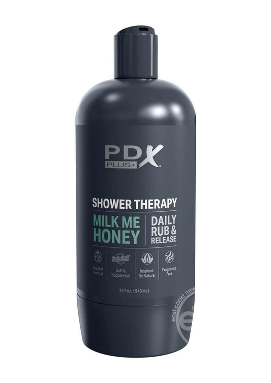 PDX Plus Shower Therapy Milk Me Honey Discreet Stroker