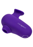 Neon Vibes The Kissing Vibe Rechargeable Silicone Clitoral Stimulator - Purple