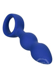 Admiral Advanced Beaded Silicone Anal Probe - Blue