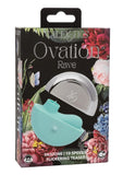 Ovation Rave Rechargeable Silicone Flickering Clitoral Stimulator - Blue