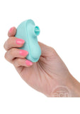 Ovation Rave Rechargeable Silicone Flickering Clitoral Stimulator - Blue