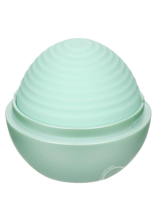 Opal Ripple Silicone Rechargeable Massager - Green