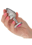 Jewel Rose Aluminum Anal Plug - Large - Pink