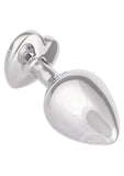 Jewel Ruby Heart Aluminum Anal Plug - Large - Red