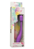 Bliss Liquid Silicone Flex-O-Teaser Rechargeable Clitoral Stimulator - Purple