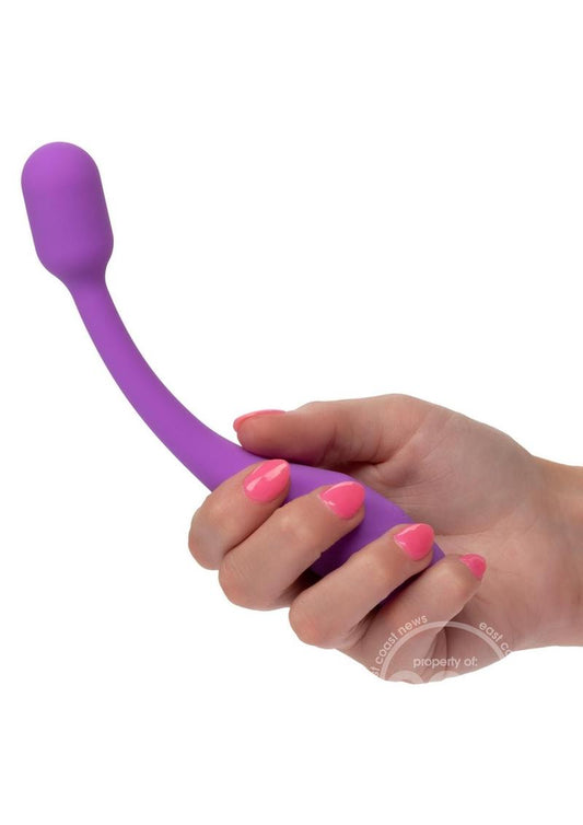 Bliss Liquid Silicone Flex-O-Teaser Rechargeable Clitoral Stimulator - Purple