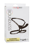 Boundless Rechargeable Multi-Purpose Harness with Dildo- Black