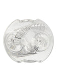 Cyclone Dual Ribbed Stroker - Clear