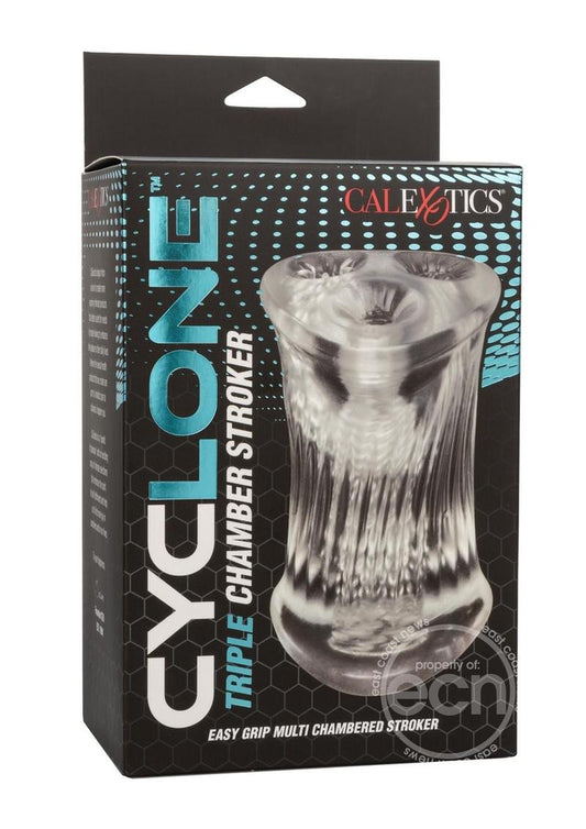 Cyclone Triple Chamber Stroker - Clear