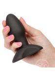 Anal Toys Rechargeable Tapered Probe Silicone Anal Stimulator - Black