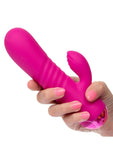 Thicc Chubby Honey Dual Motor Vibrator with Clitoral Stimulator - Pink