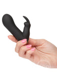 Raven Bunny Rechargeable Silicone Rabbit Vibrator - Black