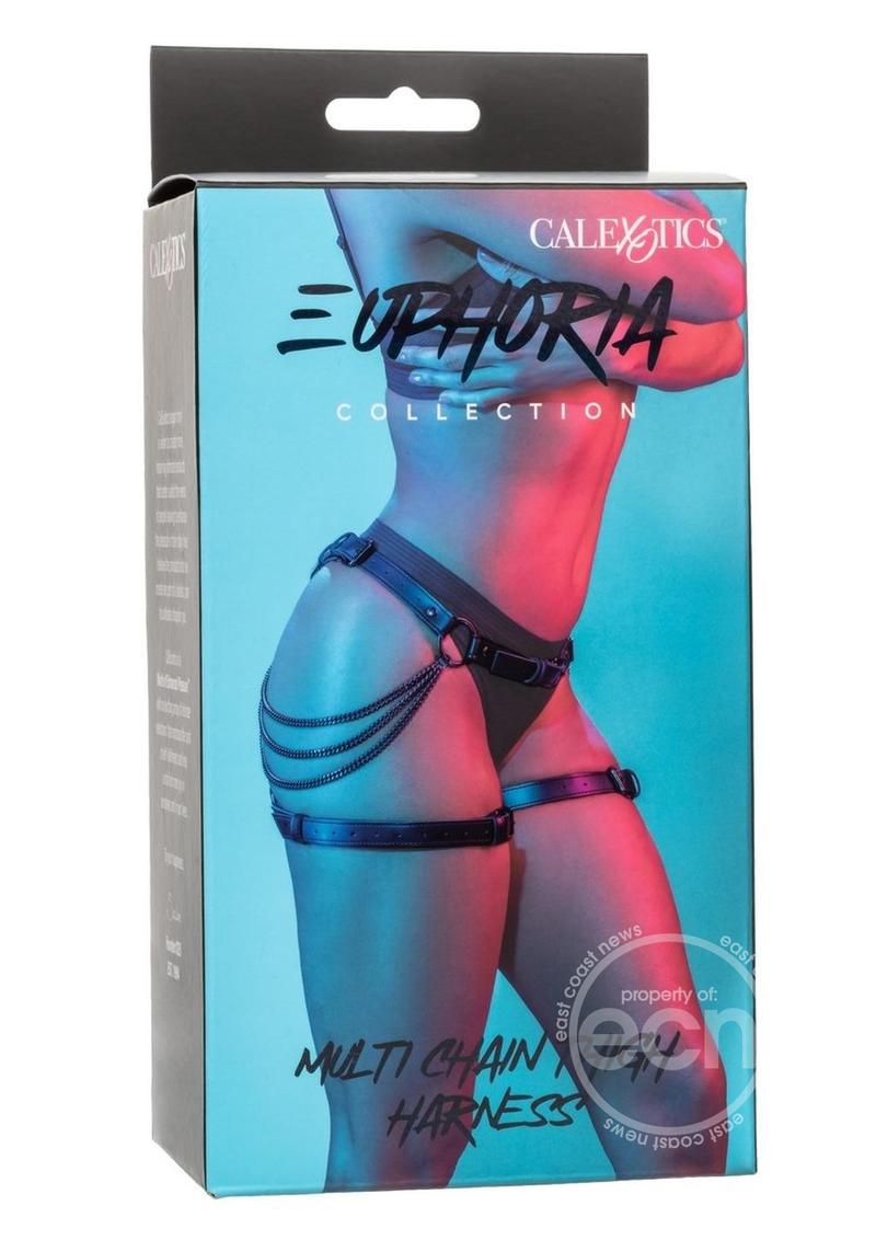 Euphoria Collection Multi Chain Thigh Harness - Black