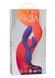 Stella Liquid Silicone C Curve Rechargeable G-Spot Vibrator - Purple