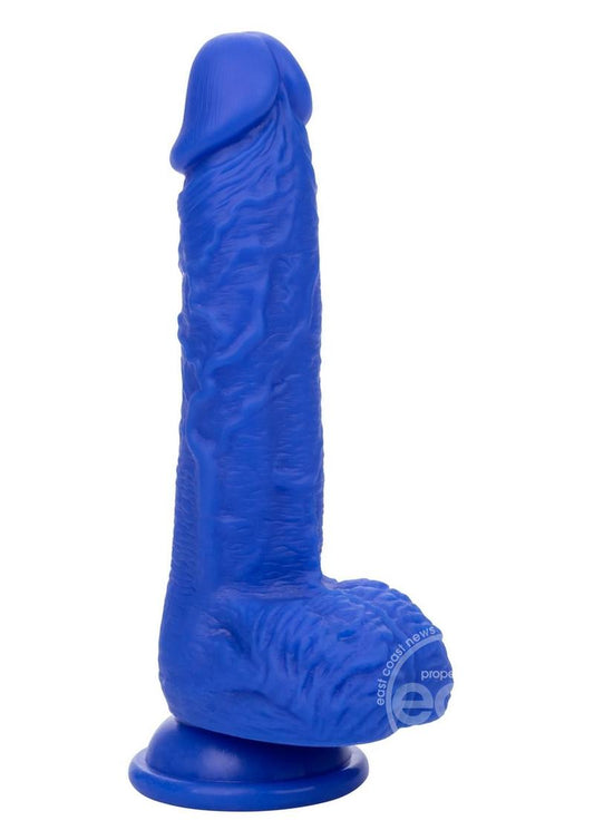 Admiral Vibrating Sailor Rechargeable Silicone Dildo 7in - Blue