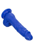 Admiral Vibrating Sailor Rechargeable Silicone Dildo 7in - Blue