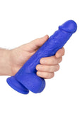 Admiral Vibrating Sailor Rechargeable Silicone Dildo 7in - Blue