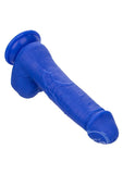 Admiral Vibrating Captain Rechargeable Silicone Dildo 8in - Blue